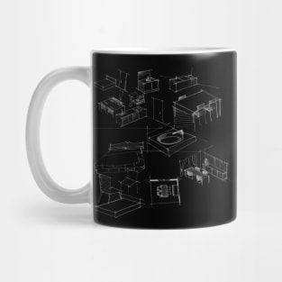 furniture sketch design Mug